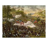Wee Blue Coo War American Civil Battle Chickamauga USA Art Print Poster Wall Decor 12X16 Inch