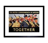 Wee Blue Coo War British Empire Ww2 Soldier Uk Ad Framed Art Print Picture F12X1835