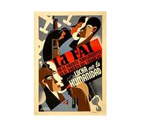 Wee Blue Coo War Civil Spain FAI CNT Union Fight Humanity Picture Wall Art Print
