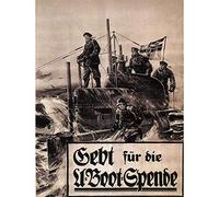 Wee Blue Coo War D U-Boat Submarine Navy First World Germany Art Print Poster Wall Decor 12X16 Inch