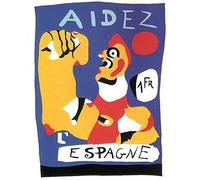 Wee Blue Coo War Help Spain Spanish Civil Miro Aid Vintage Advert Art Print Poster Wall Decor 12X16 Inch