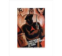 Wee Blue Coo WAR INTERNATIONAL BRIGADE POPULAR FRONT SPANISH CIVIL SPAIN ART PRINT B12X1921