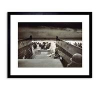 Wee Blue Coo War Military D Day Landing Normandy WWII Framed Wall Art Print