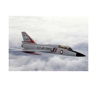 Wee Blue Coo War Military Plane Fighter Jet Usaf F106b Delta Dart Wall Art Print