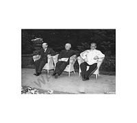Wee Blue Coo War Photo Berlin Conference 1945 Stalin Truman Attlee Wall Art Print