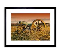 Wee Blue Coo WAR PHOTO MILITARY ANTIETAM CANNON BATTLE AMERICAN CIVIL FRAMED PRINT F97X4061