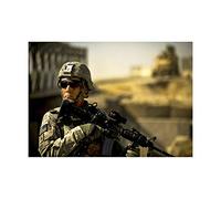 Wee Blue Coo War Photo Patrol Afghanistan Us Army Soldier Picture Wall Art Print