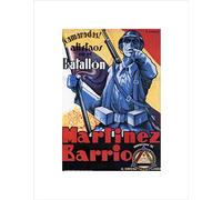 Wee Blue Coo WAR RECRUIT DIEGO MARTINEZ BARRIO SPANISH CIVIL SPAIN FRAMED ART PRINT B12X1940