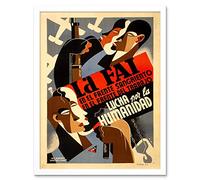 Wee Blue Coo War Spanish Civil Fai Cnt Worker Union Fight For Humanity Art Print Framed Poster Wall Decor 12X16 Inch