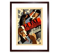 Wee Blue Coo War Spanish Civil FAI CNT Worker Union Fight For Humanity Framed Wall Art Print