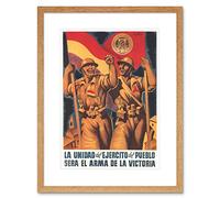 Wee Blue Coo War Spanish Civil International Brigade Republican Spain Framed Wall Art Print