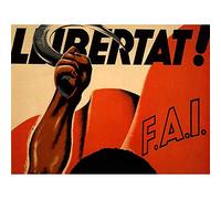 Wee Blue Coo War Spanish Civil Republican Left Communist Socialist Art Print Poster Wall Decor 12X16 Inch