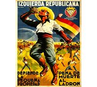 Wee Blue Coo War Spanish Civil Republican Left Farmer Thief Wheat Spain Poster 30X40 Cm 12X16 In Bb6960B