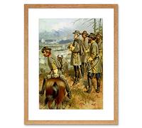 Wee Blue Coo WAR US CIVIL GENERAL LEE BATTLE FREDERICKSBURG FRAME ART PRINT PICTURE F12X1832