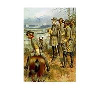Wee Blue Coo War Us Civil General Lee Battle Fredericksburg Picture Wall Art Print