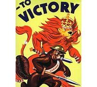 Wee Blue Coo War Wwii Canada Victory Lion Beaver Cigar Art Print Poster Wall Decor 12X16 Inch