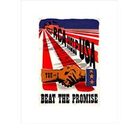Wee Blue Coo WAR WWII INDUSTRY HELP VICTORY UNCLE SAM BLACK FRAMED ART PRINT B12X6140