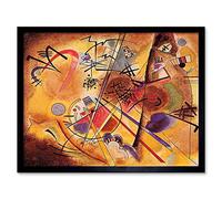 Wee Blue Coo Wassily Kandinsky Abstract Small Dream Red Old Painting Art Print Framed Poster Wall Decor 12X16 Inch