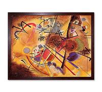 Wee Blue Coo Wassily Kandinsky Abstract Small Dream Red Old Painting Art Print Framed Poster Wall Decor 12X16 Inch