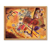 Wee Blue Coo Wassily Kandinsky Abstract Small Dream Red Old Painting Art Print Framed Poster Wall Decor 12X16 Inch