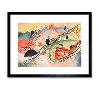 Wee Blue Coo Wassily Kandinsky Aquarell Japan Framed Wall Art Print