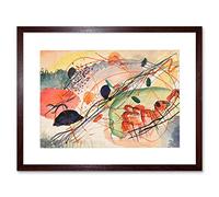 Wee Blue Coo Wassily Kandinsky Aquarell Japan Framed Wall Art Print