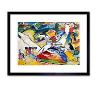 Wee Blue Coo Wassily Kandinsky Farbstudie Quadrate Framed Wall Art Print