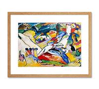 Wee Blue Coo Wassily Kandinsky Farbstudie Quadrate Framed Wall Art Print