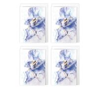 Wee Blue Coo Watercolour Ballet Dancer Art Cards Multipack of 4 Dance Greeting Cards For Any Occasion, Blank Inside For Your Message, A6 Size 10 x 15 cms
