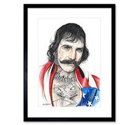 Wee Blue Coo Wayne Maguire Tattooed Bill the Butcher Inked Ikon Framed Art Print