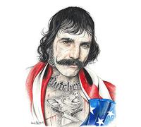 Wee Blue Coo Wayne Maguire Tattooed Bill The Butcher Inked Ikon Large Art Print Poster Wall Decor 18x24 inch