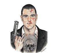 Wee Blue Coo Wayne Maguire Tattooed Bullet Tooth Tony Inked Ikon Art Print Poster Wall Decor 12X16 Inch