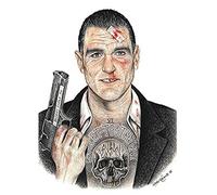 Wee Blue Coo Wayne Maguire Tattooed Bullet Tooth Tony Inked Ikon Large Art Print Poster Wall Decor 18x24 inch