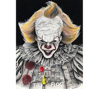 Wee Blue Coo Wayne Maguire Tattooed Pennywise It Clown Inked Ikon Canvas Print