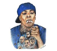 Wee Blue Coo Wayne Maguire Tattooed Smokey Craig Big Worm Inked Ikon Canvas Art Print