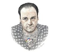 Wee Blue Coo Wayne Maguire Tattooed Tony Soprano Inked Ikon Art Print