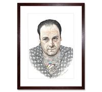 Wee Blue Coo Wayne Maguire Tattooed Tony Soprano Inked Ikon Framed Art Print