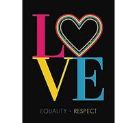 Wee Blue Coo Who Cares Scotland Love Equality Respect Heart Tartan Unframed Wall Art Print Poster Home Decor Premium