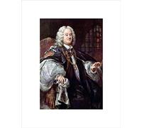 Wee Blue Coo William Hogarth Portrait Bischofs Benjamin Hoadly Wall Art Print