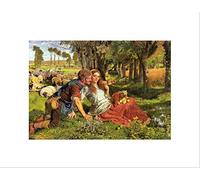 Wee Blue Coo WILLIAM HOLMAN HUNT THE HIRELING SHEPHERD OLD MASTER FRAMED ART PRINT B12X2279