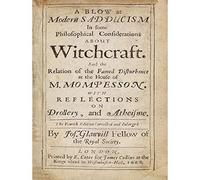 Wee Blue Coo Witchcraft 1668 Book Cover Art Print Poster Wall Decor 12X16 Inch