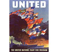 Wee Blue Coo WWII WAR ALLIES UNITED NATIONS FIGHT FREEDOM FINE ART PRINT POSTER 30x40cm CC1829