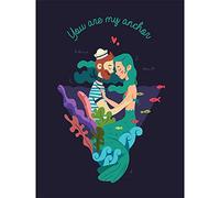 Wee Blue Coo You Are My Anchor Love Unframed Wall Art Print Poster Home Decor Premium