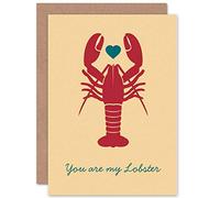 Wee Blue Coo You Are My Lobster - Funny Valentines/Anniversary Greeting Card