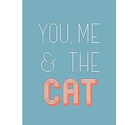 Wee Blue Coo You Me The Cat Wall Art Print
