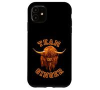 Wee Hamish Scottish Highland Cow Team Ginger Case for iPhone 11