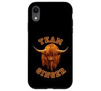 Wee Hamish Scottish Highland Cow Team Ginger Case for iPhone XR