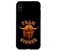 Wee Hamish Scottish Highland Cow Team Ginger Case for iPhone XS Max