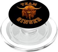 Wee Hamish Scottish Highland Cow Team Ginger PopSockets PopGrip for MagSafe