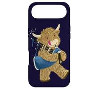 Wee Hamish The Happy Scottish Highland Cow Playing Bagpipes Case for iPhone Air